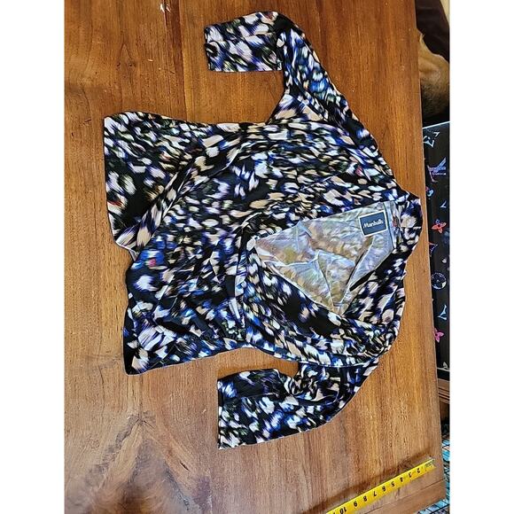 New Vince Camuto Long Sleeve Blouse Multi Color Shirt Plus Size 3x - Picture 7 of 10